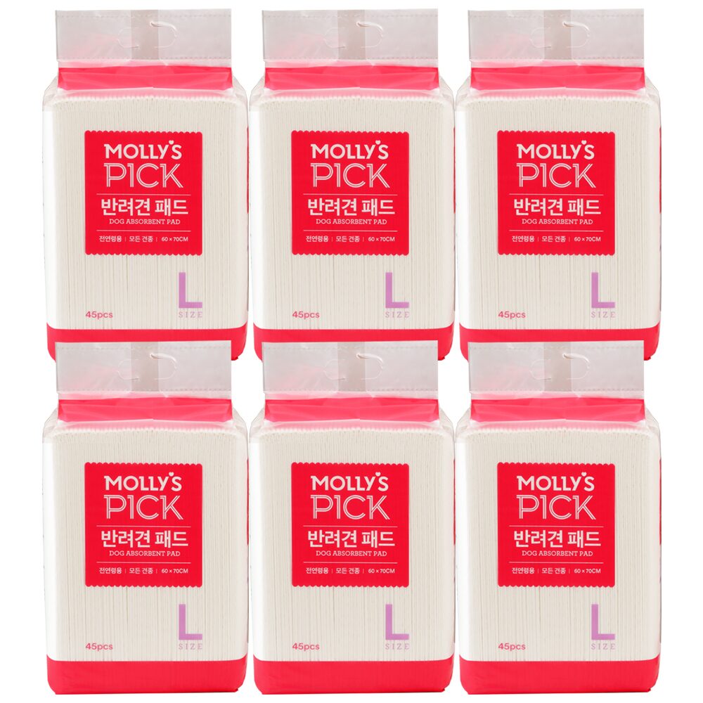 반려견 패드 L 45매 x 6개 묶음