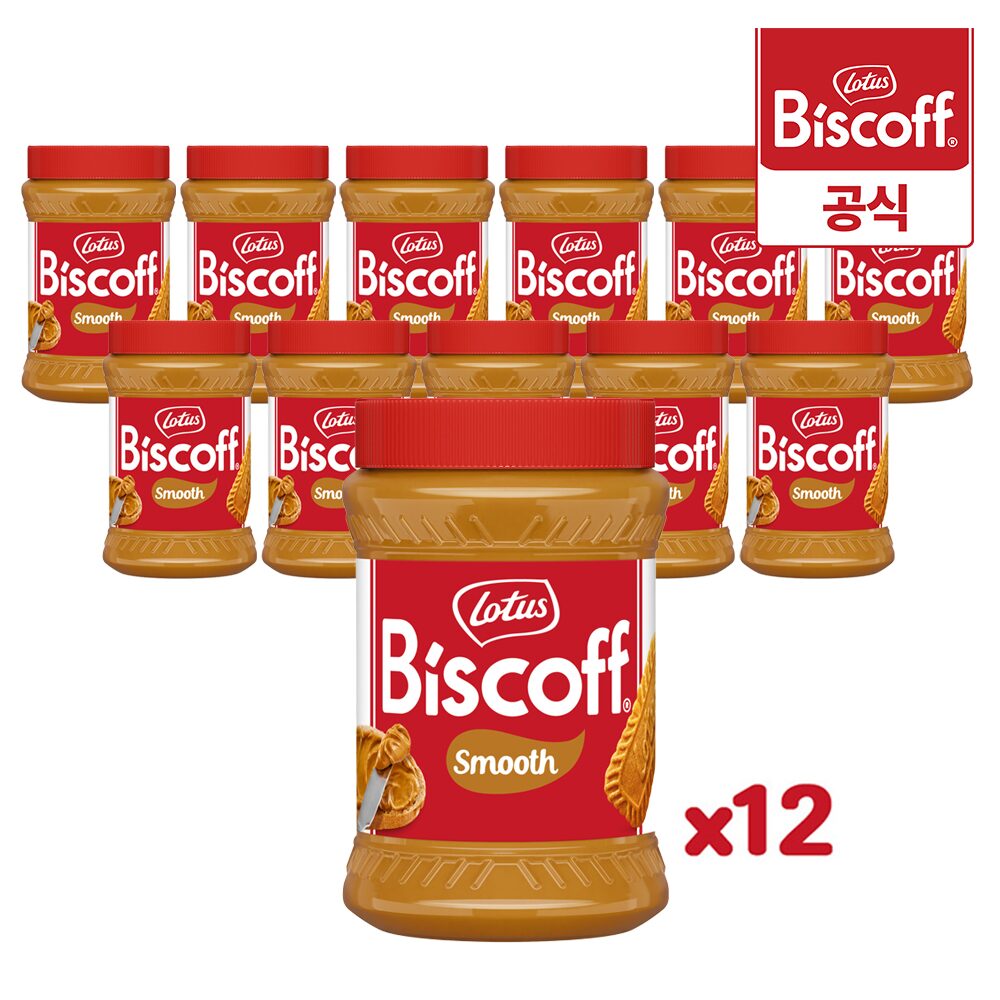 로투스 비스코프 스프레드 스무스 400g x 12개 / 카라멜 비스킷 로투스잼