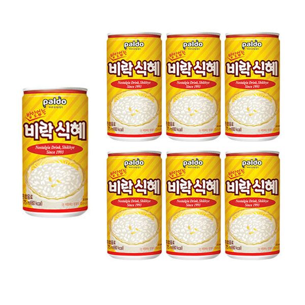 팔도 밥알없는 비락 식혜 전통 캔 음료 175ml*30개
