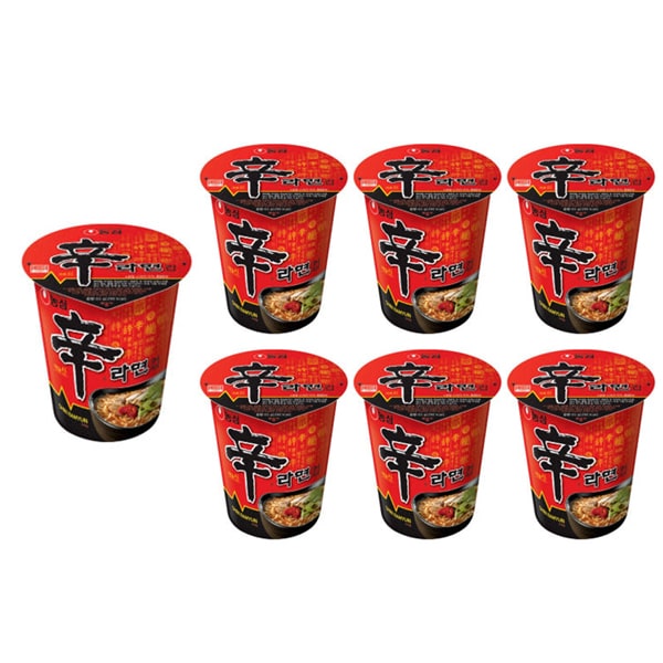 신라면컵 작은컵 컵라면 65g 소컵 15개입