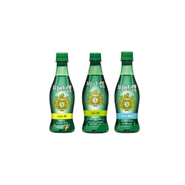 씨그램 플레인 페트 350ml*24개 (라임)
