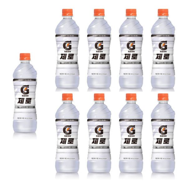 게토레이 제로 이온 음료 스포츠음료 600ml*20개