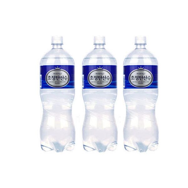 초정 탄산수 플레인 1.5L 페트 12개