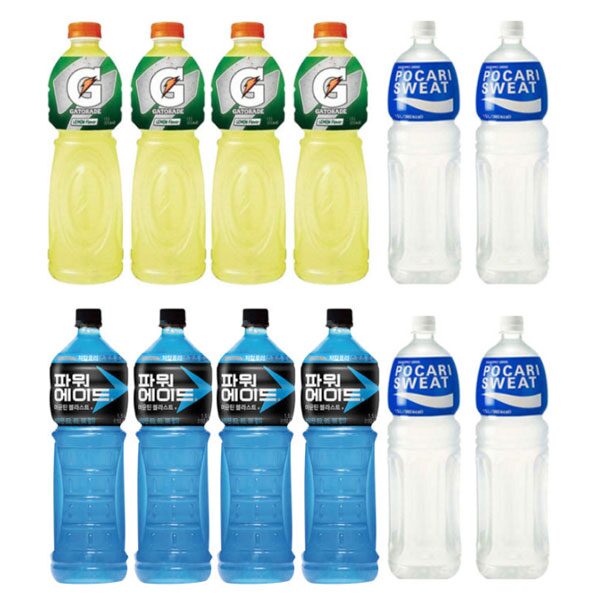게토레이 포카리 파워에이드 1.5L*12개 각 4입 묶음 이온음료