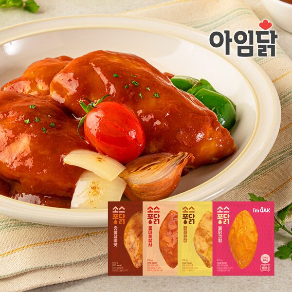 소스퐁닭 100g 4종 50팩