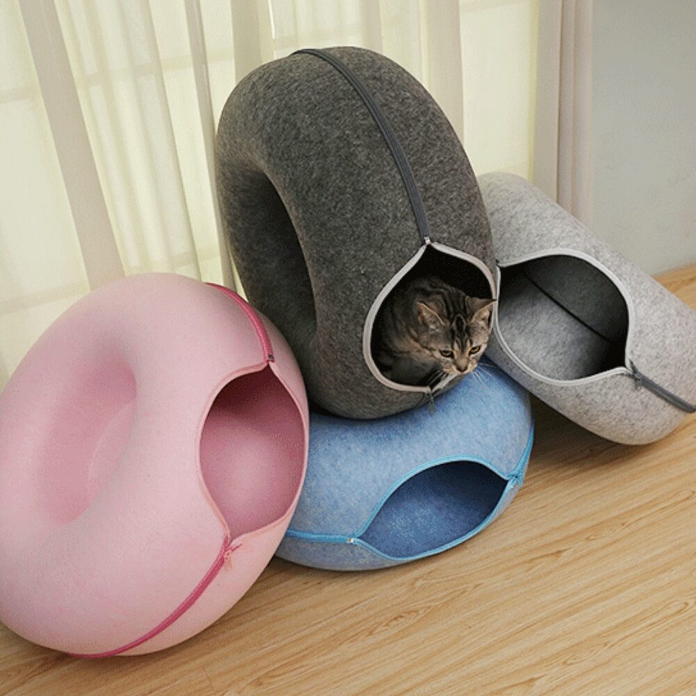 고양이 숨숨집 고양이집 고양이도넛 하우스 대형