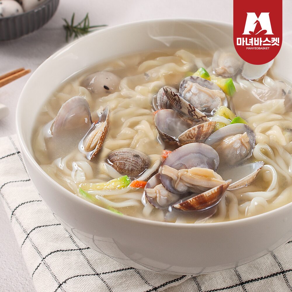 군산 엄마손 칼국수 3인분세트(면3팩+소스동봉)