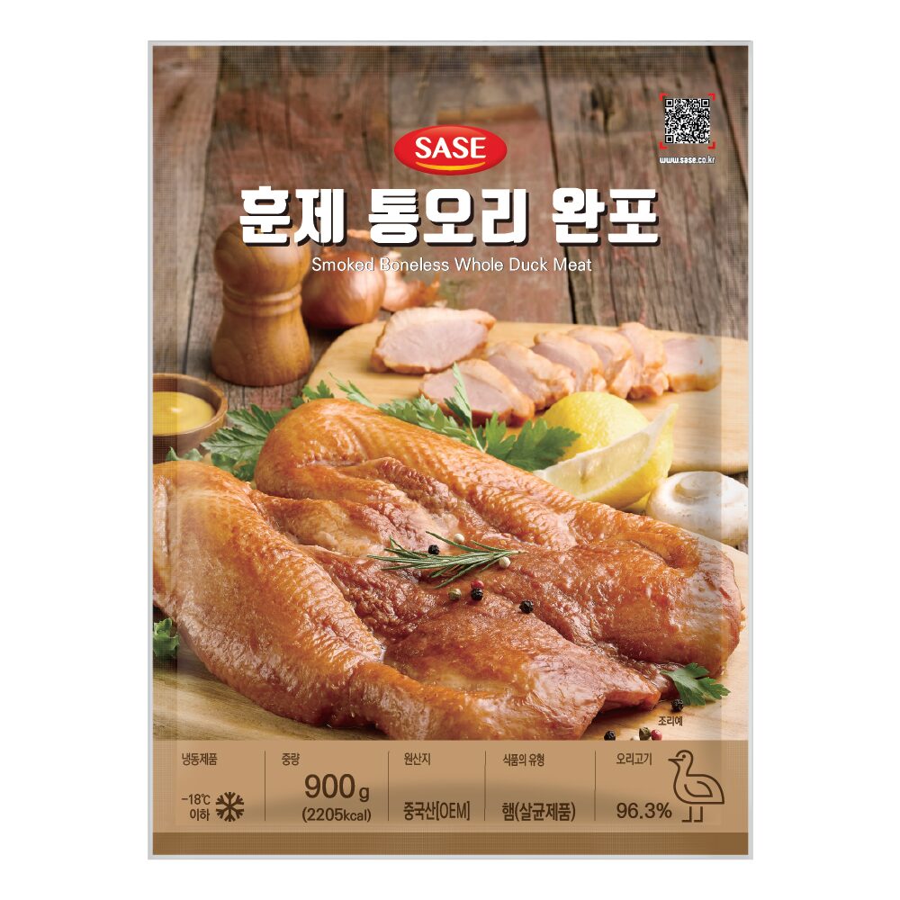 사세 훈제 통오리 완포 900g