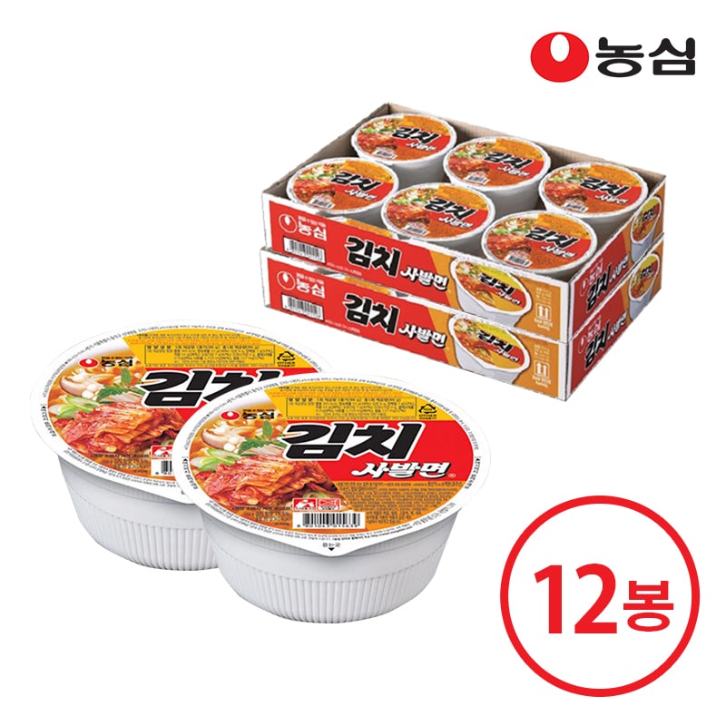 김치사발면 86g*12개