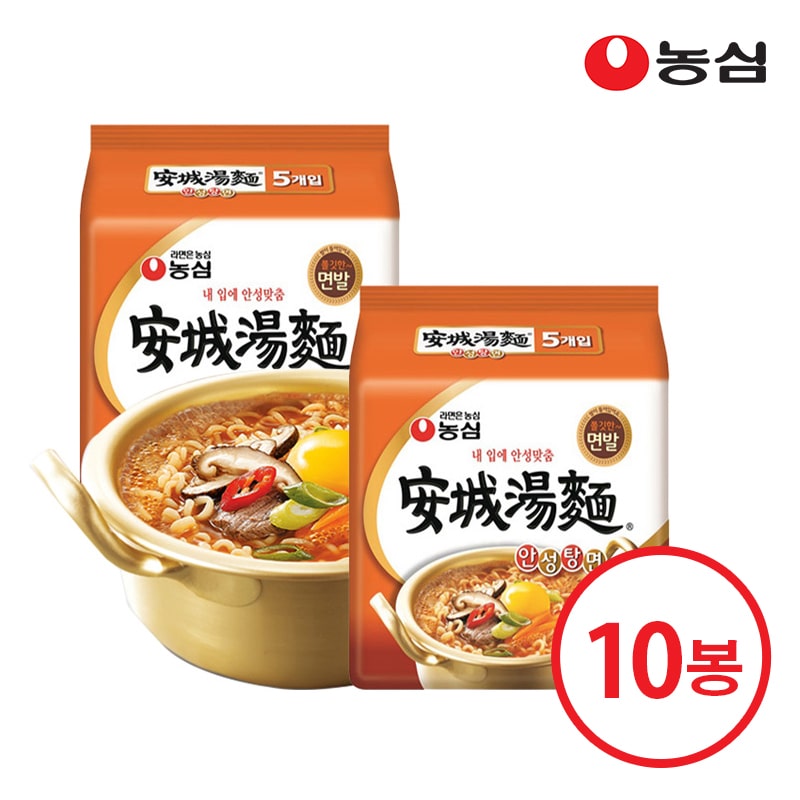 농심 안성탕면 125g*10개