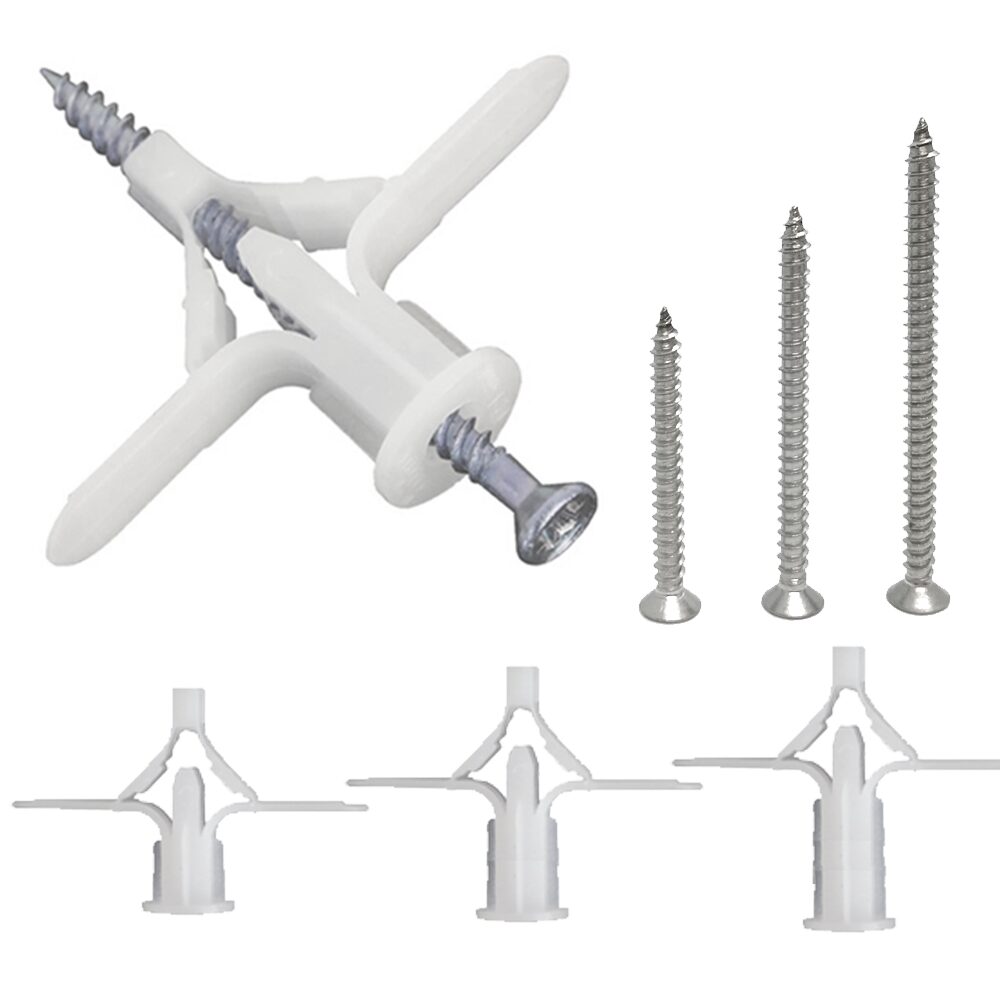 석고보드 동공 토글 앙카 천장용 토글러 12mm 18mm 24mm 피스 나사 M4