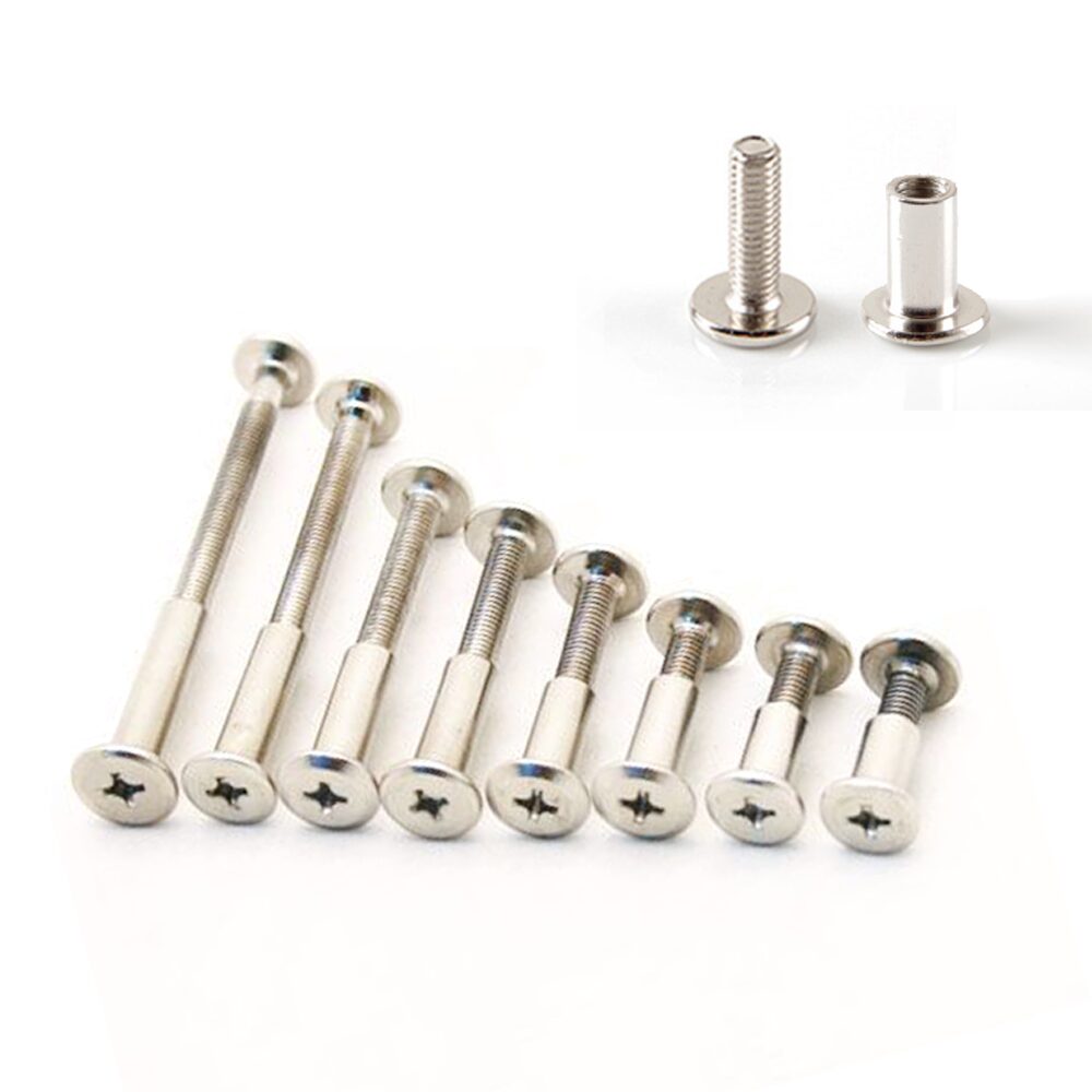 가구 볼트 너트 평볼트 평너트 의자 연결 커넥팅 조립 나사 M6 M8 (10~80mm)