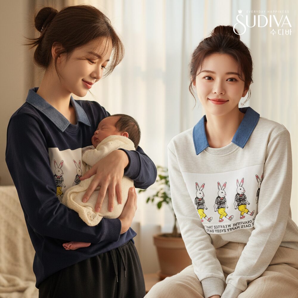 수유복 외출수유복 수유티셔츠 모유수유옷 임산부홈웨어