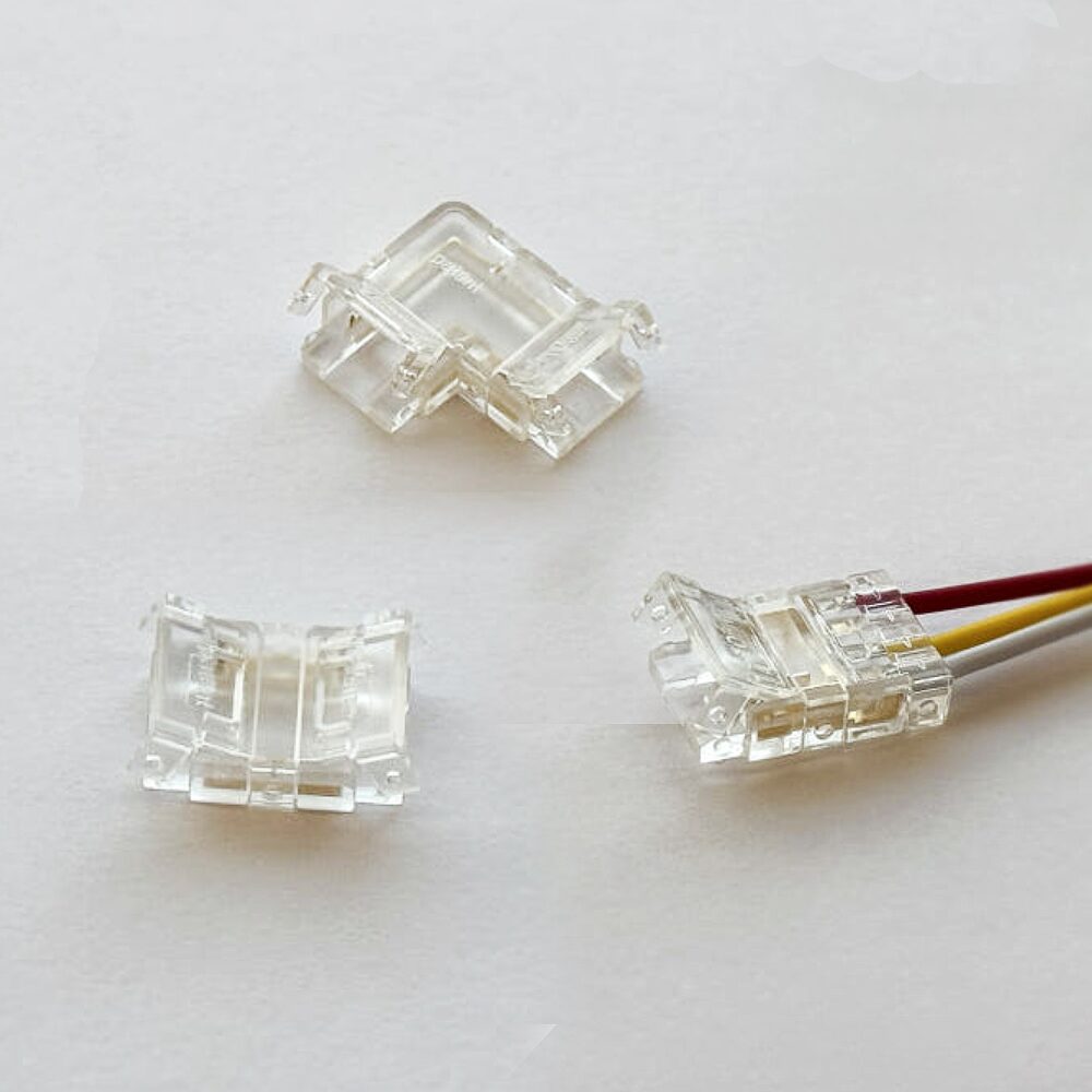 LED 베디 라인바 일자 연결잭/ㄱ자 연결잭/전원 연결잭 줄조명 연결부속
