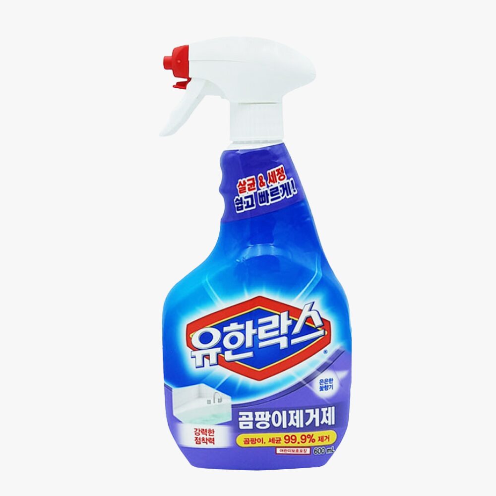 유한락스 곰팡이제거제 청소 세제 세척제 욕실 베란다 벽지 600ml (2개 1세트)