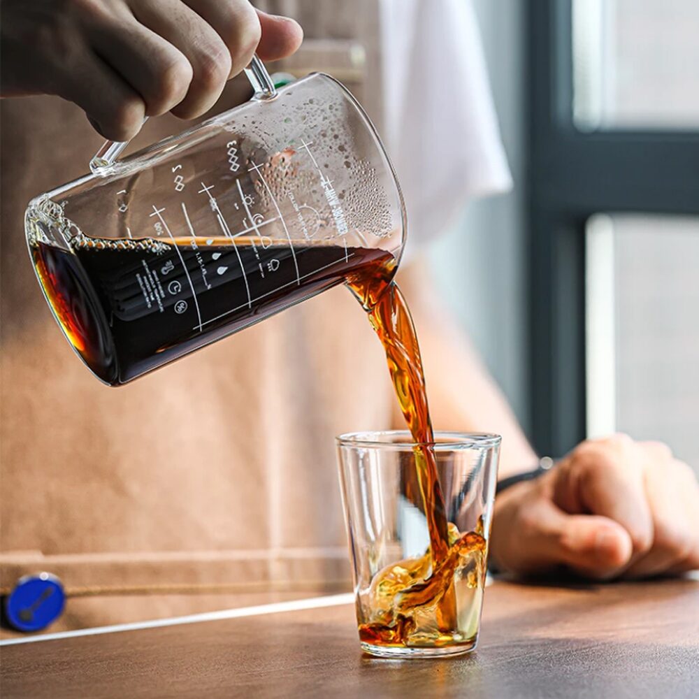 [공식수입사] 커피서버 비커형 360ml 커피 핸드 드립 서버 내열유리