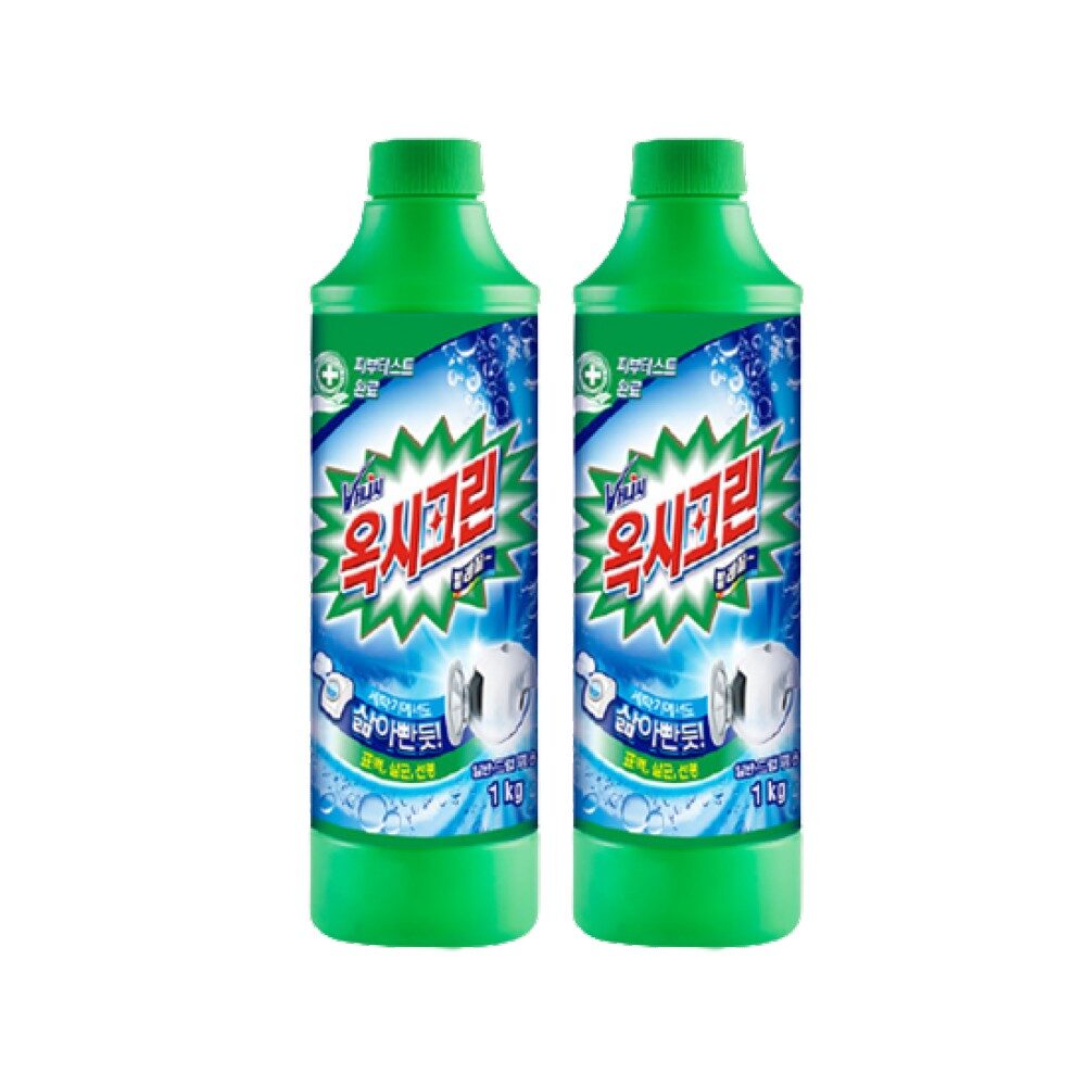 옥시크린 1kg x 2개 표백제 용기형 분말