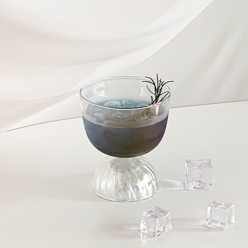 오로라 칵테일글라스 300ml 고블렛디자인 아이스크림 아포가토 잔 카페컵 개별포장