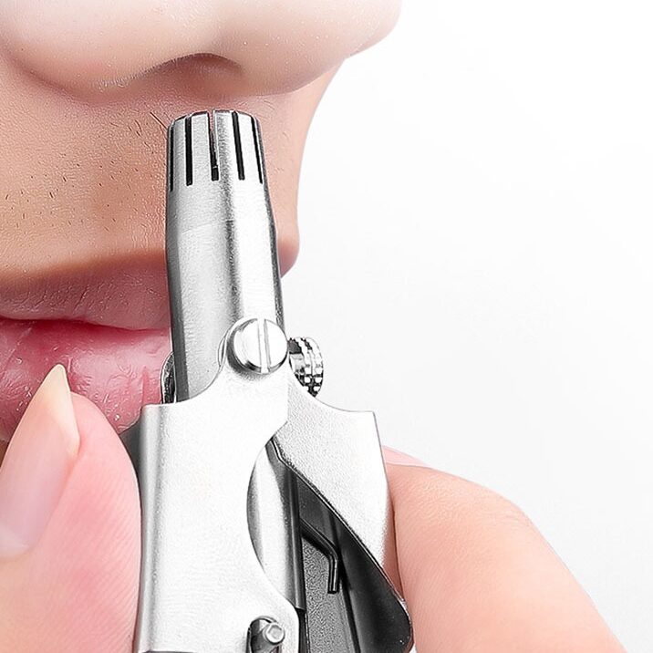 스텐 방수 코털제거기 수동 남녀공용 콧털정리기
