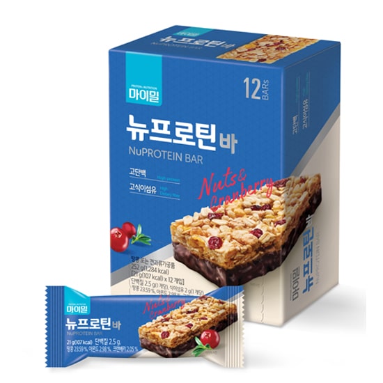 마이밀 뉴프로틴바 21gx12개입