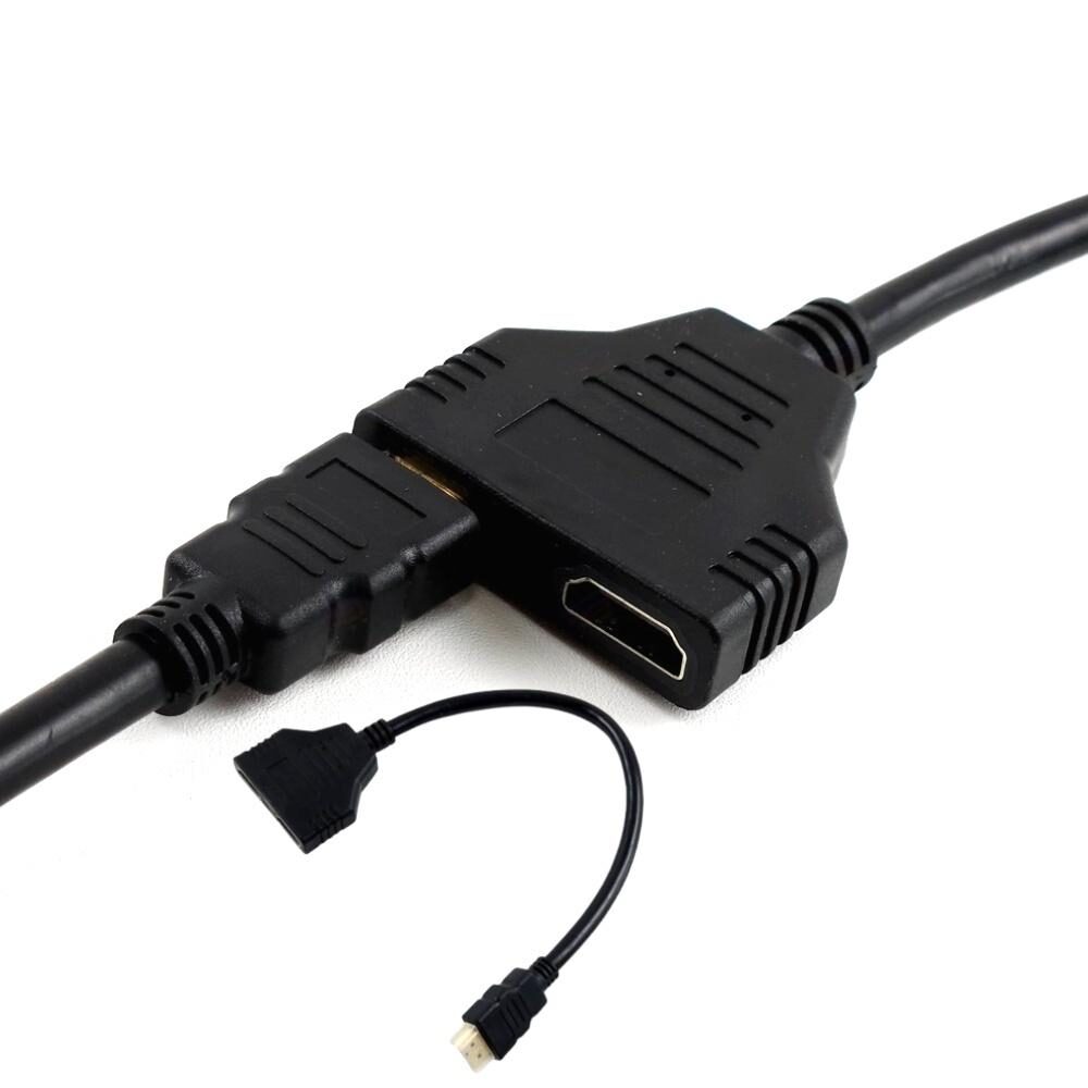 대형 스크린 TV 모니터 셋톱박스 HDMI 분배기 듀얼 연결 케이블