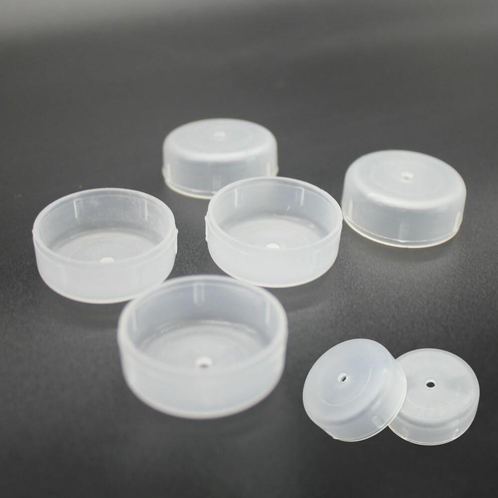 철재 가구 의자 테이블 소음 긁힘 방지 원형 반투명 발커버 32mm