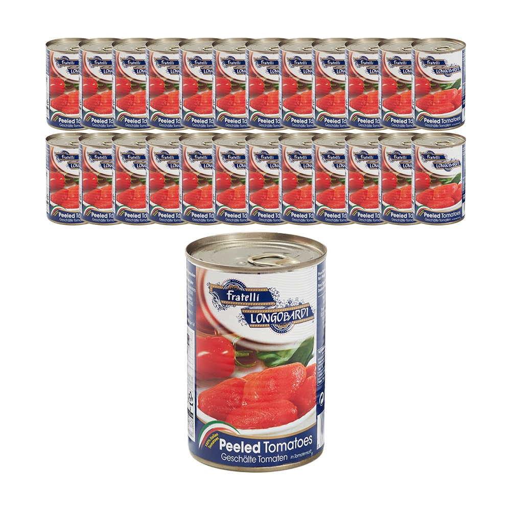 CJ프레시웨이 직수입 롱고바디 프라텔리 토마토홀 400g x 24개