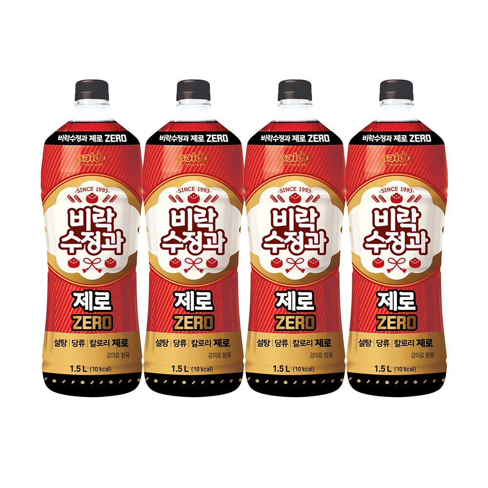 비락 수정과 제로 1.5L x4개