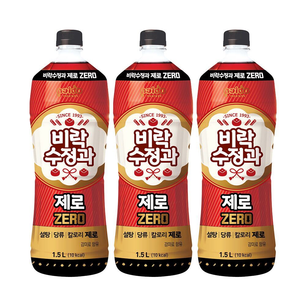 비락 수정과 제로 1.5L x3개