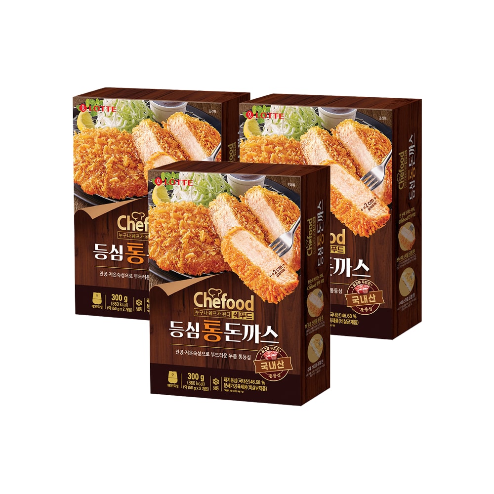 쉐푸드 등심통돈까스300g /우유미니핫도그 500g 2~4개 골라담기