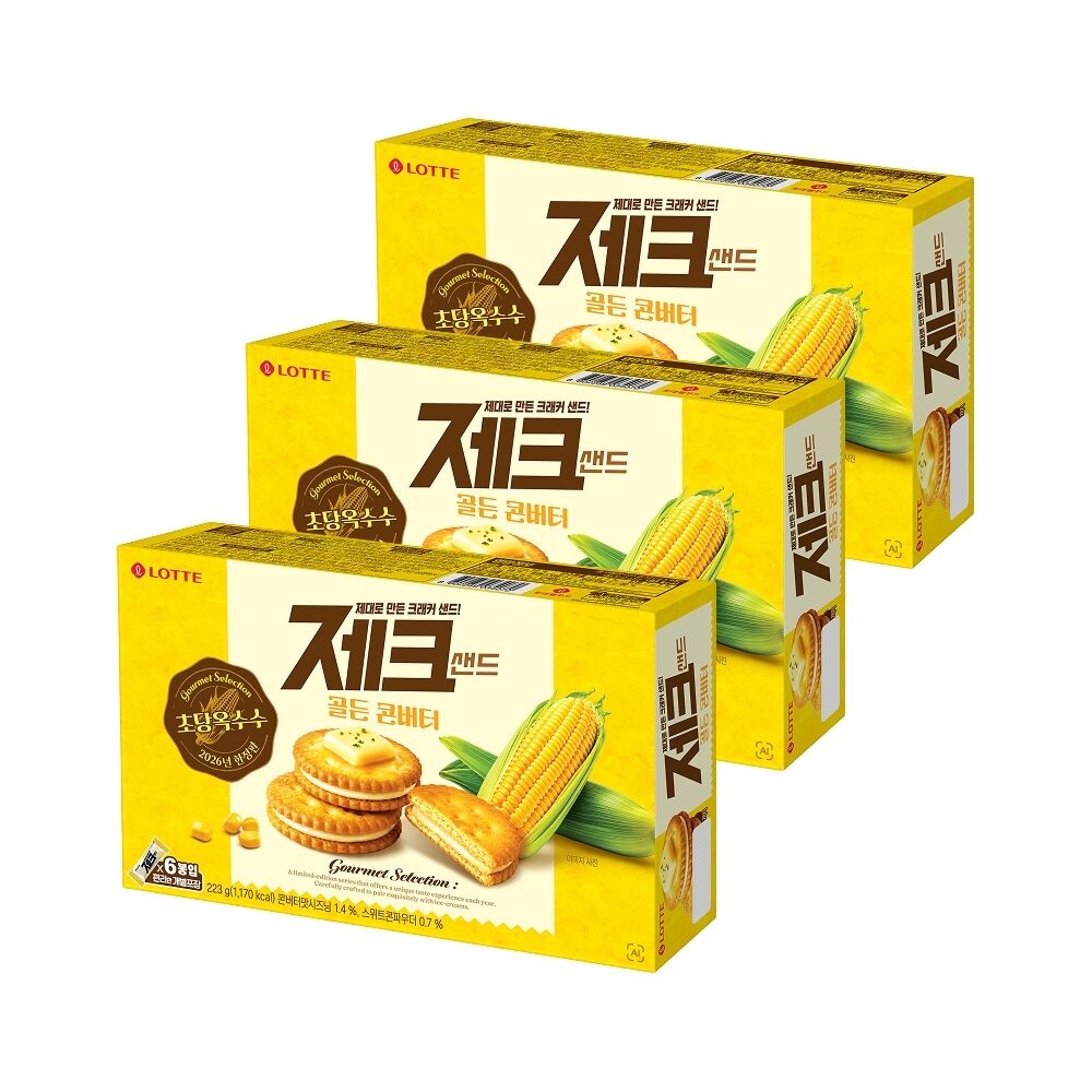 초당옥수수 제크샌드 골든 콘버터 223g x3개