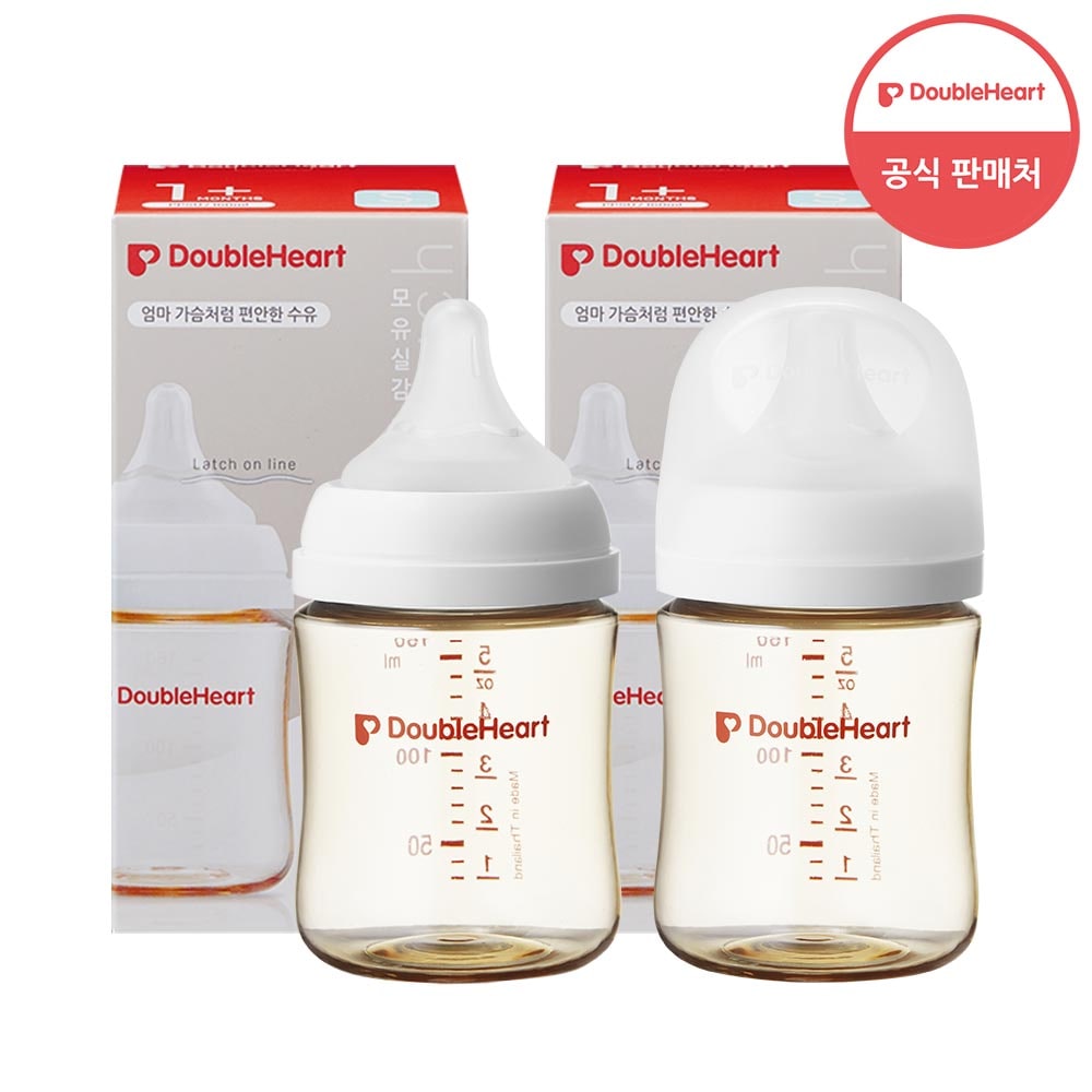 3세대 PPSU 제뉴인화이트 160ml (젖꼭지S 포함) 2개
