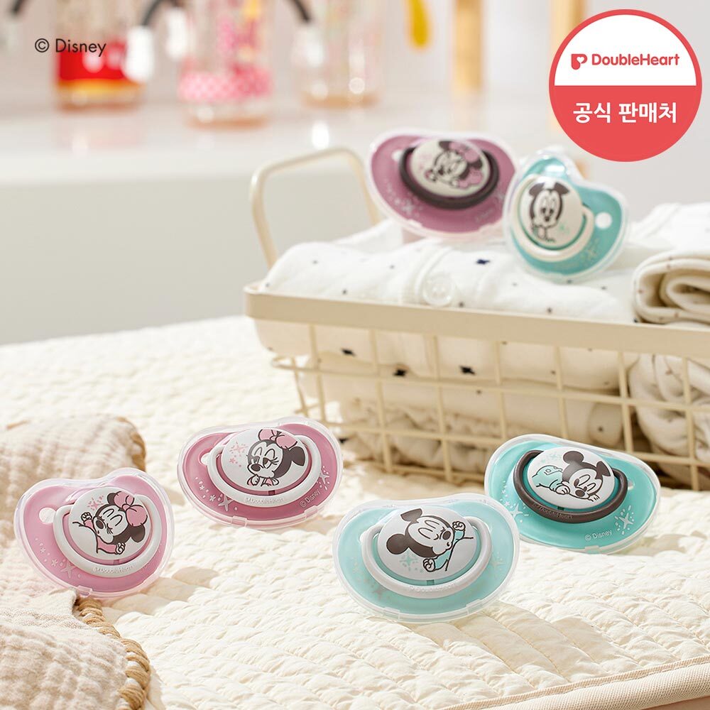 디즈니 쪽쪽이 유아 노리개 젖꼭지 0개월/3개월/6개월