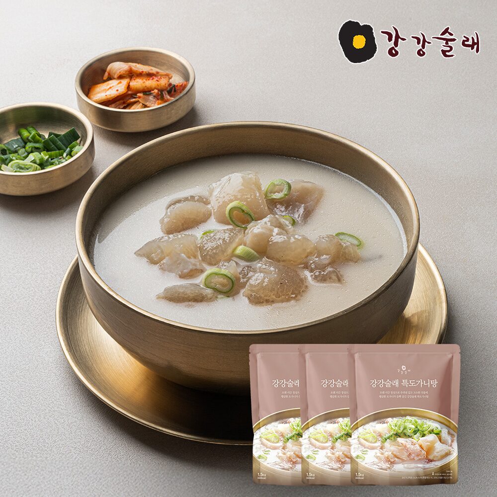 강강술래 특도가니탕 1.5kg x 3팩
