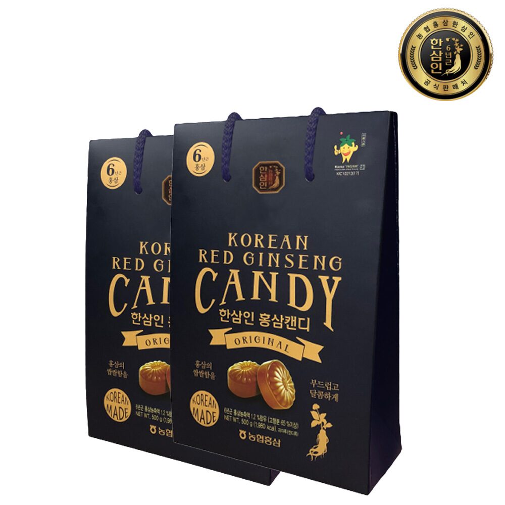 홍삼캔디 500g 2봉+쇼핑백증정