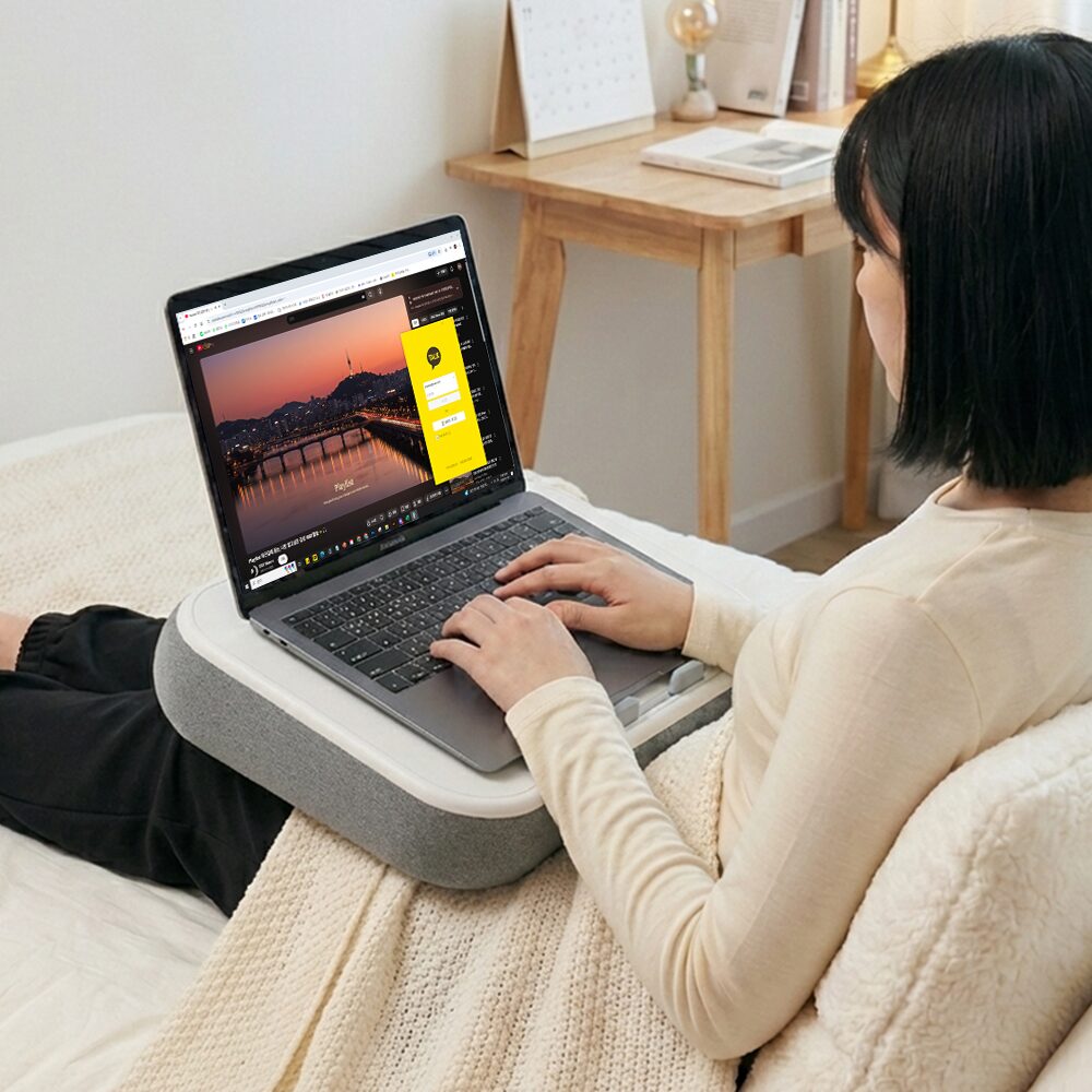 별다섯 휴대용 노트북 무릎 책상 받침대 쿠션 테이블 거치대 침대 베드 트레이