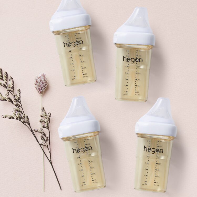 헤겐 애착젖병 PPSU 240ml 쿼드라팩(4P) (꼭지포함)