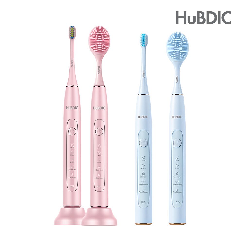 음파전동 칫솔 클렌저 HTB-10 (블루/핑크)