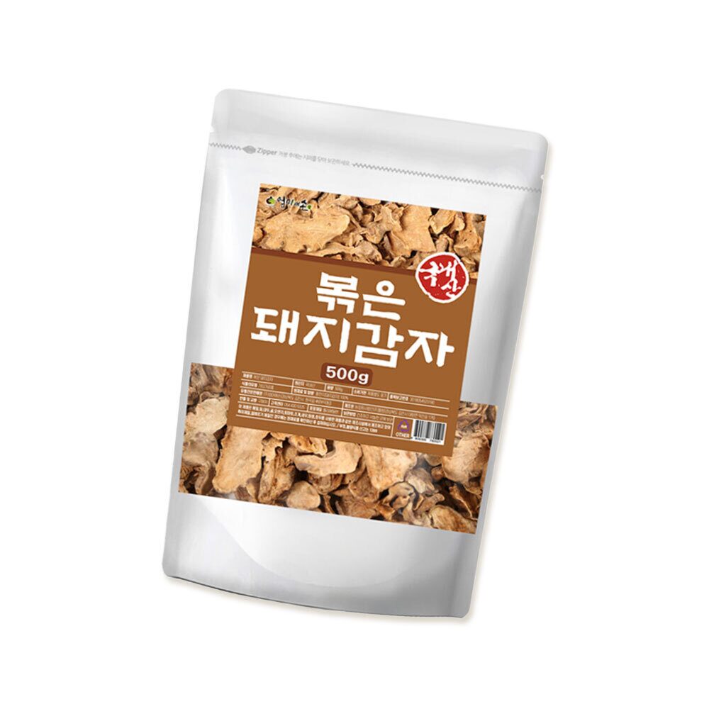 국산 볶은 돼지감자 500g