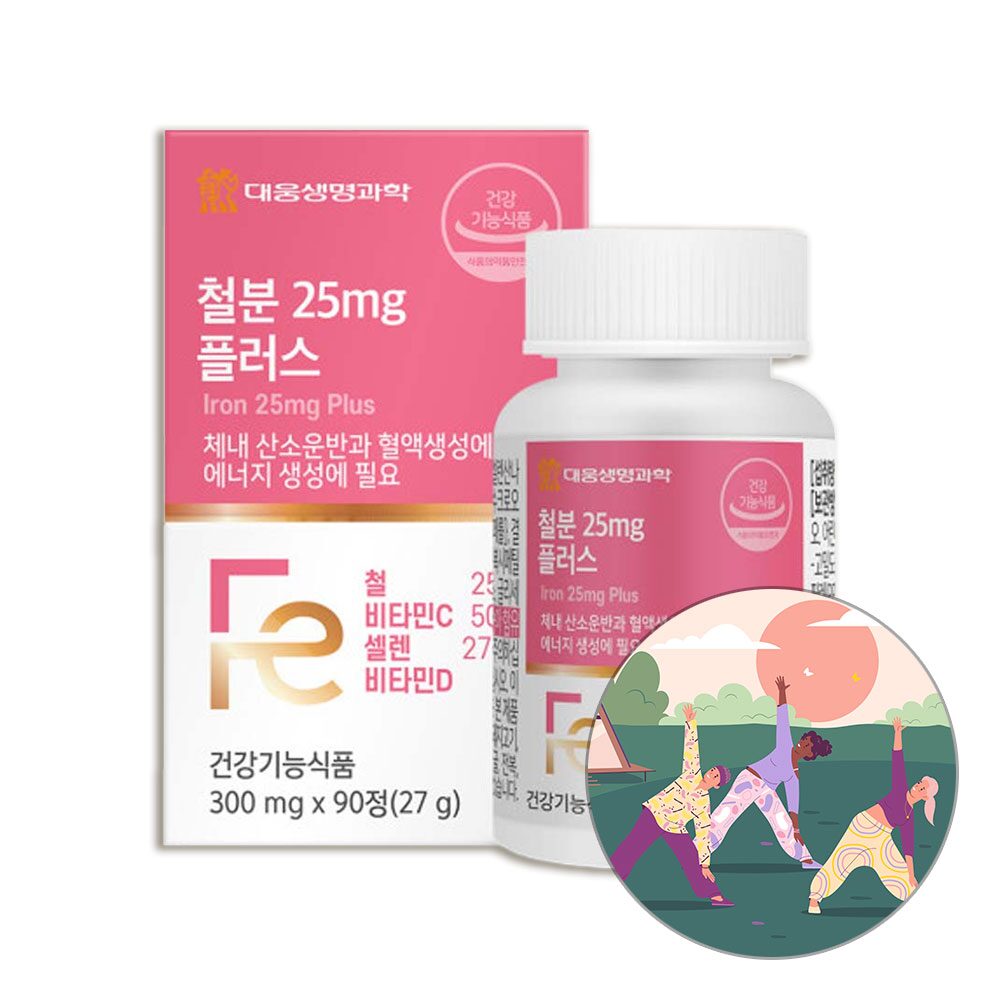 철분 25mg 플러스 90정