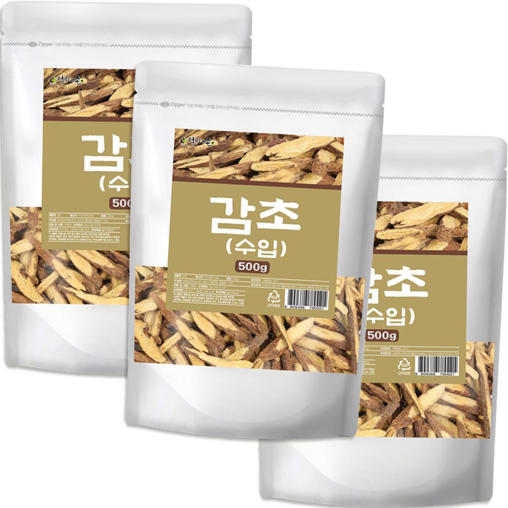 우즈베키스탄산 감초 500g 3팩