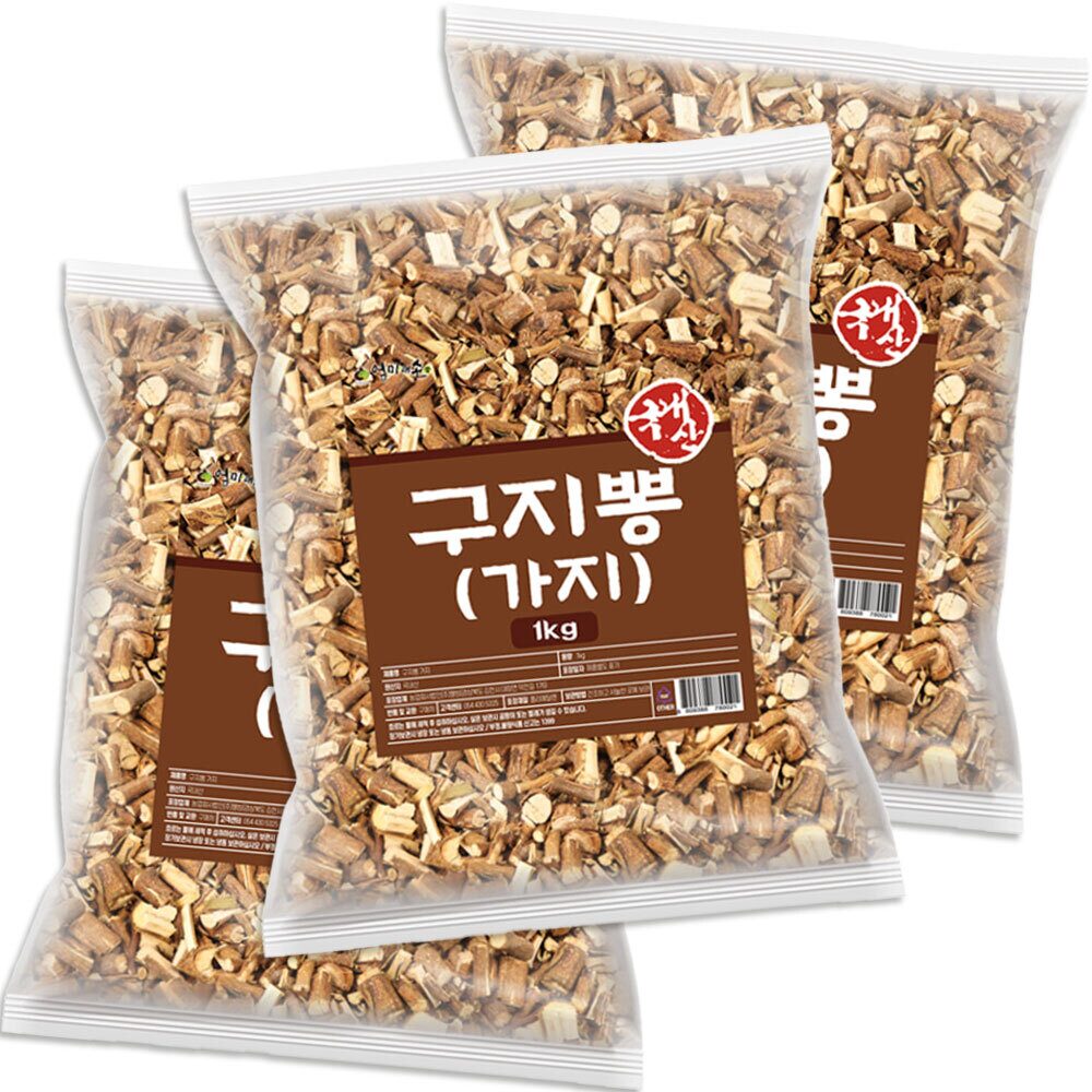 국산 꾸지뽕가지 1kg*3팩