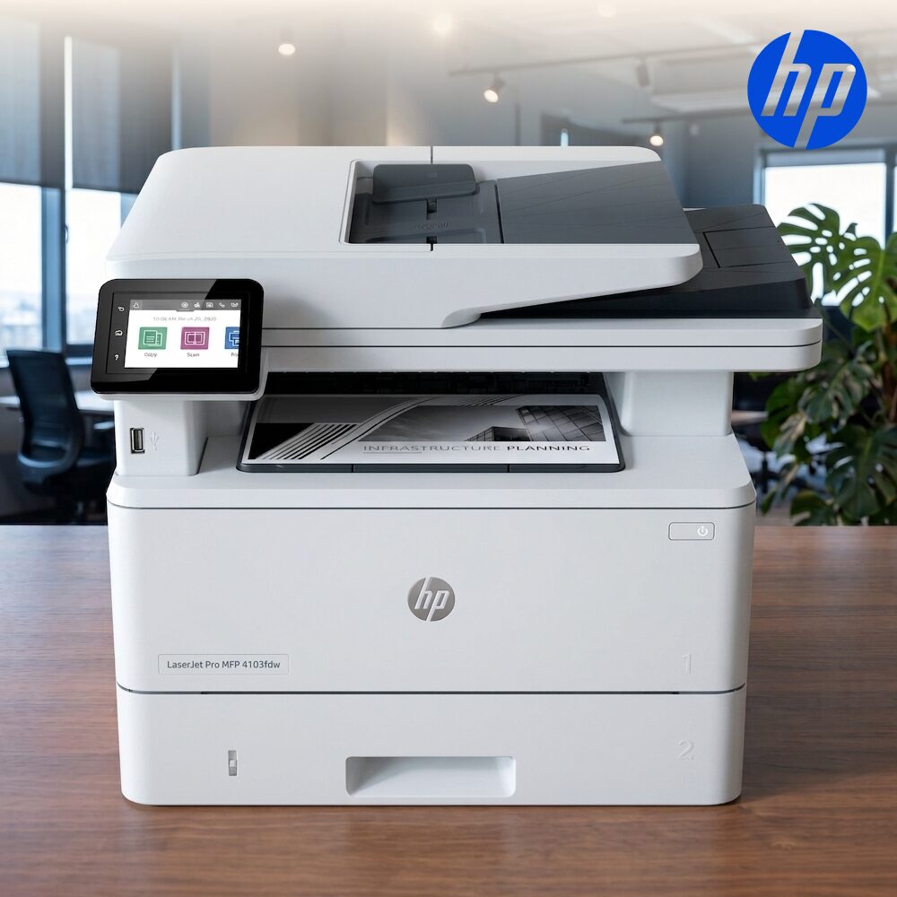 HP 4103FDW 흑백레이저복합기 (자동양면인쇄/유무선네트워크/팩스)