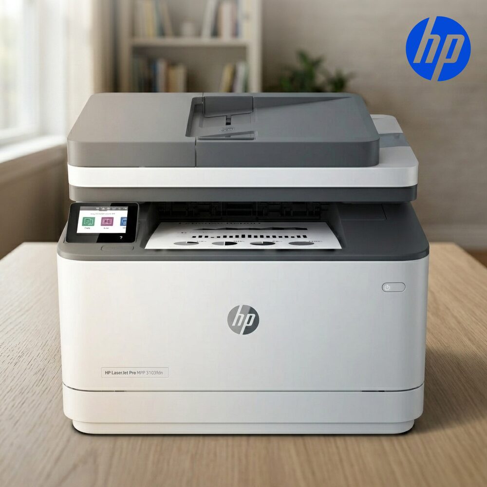HP 3103FDW 흑백레이저복합기 팩스 양면인쇄 유무선네트워크(신세계모바일상품권행사)