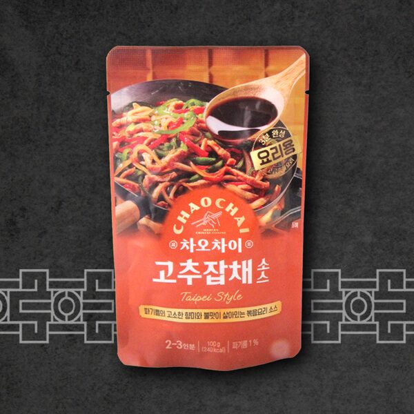 차오차이 고추잡채소스 100g / 요리용 소스 볶음 매콤함