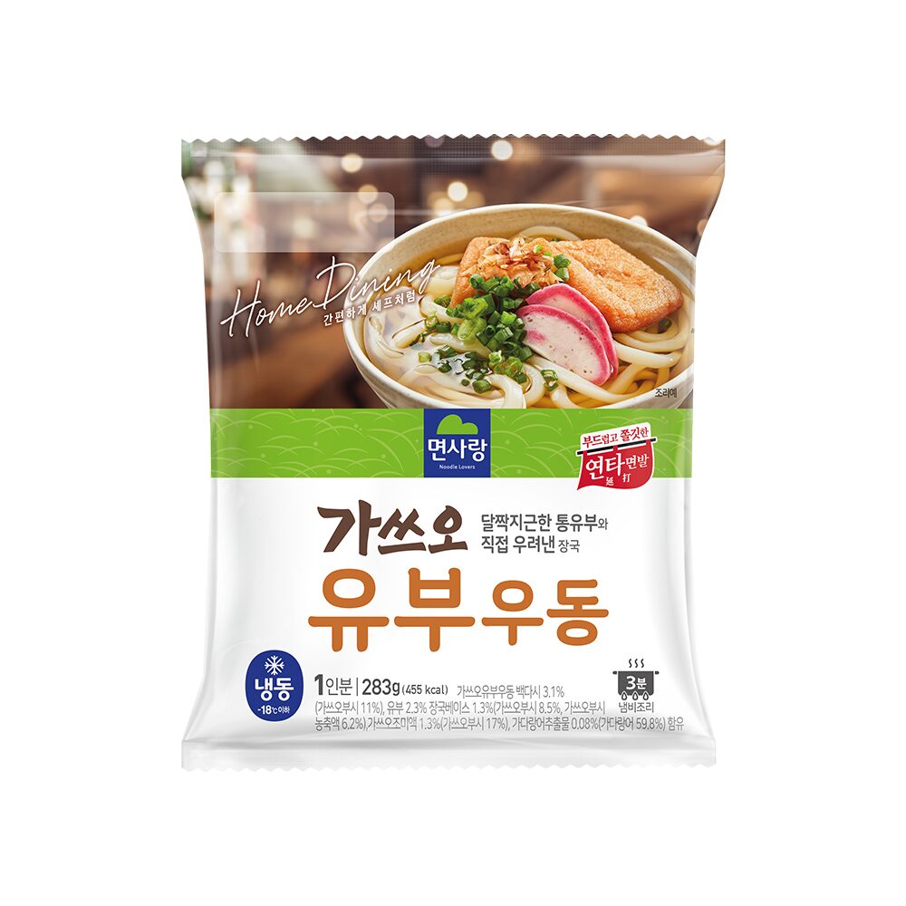 가쓰오 유부우동 1인분 (냉동)