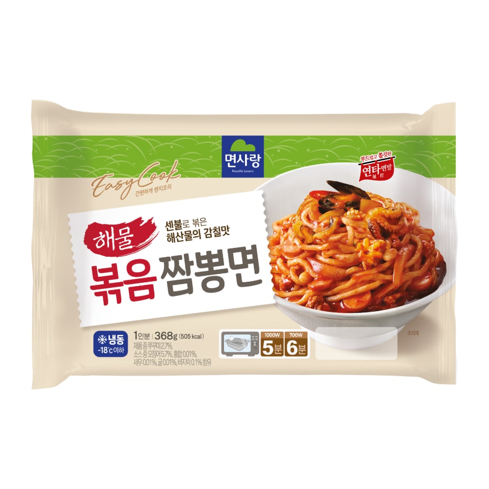 볶음짬뽕면 1인분 (냉동)