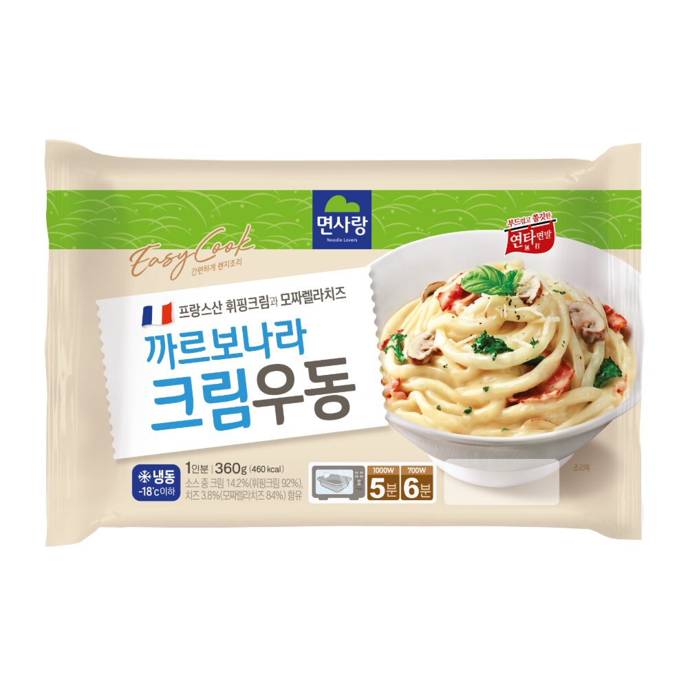 까르보나라크림우동 1인분 (냉동)