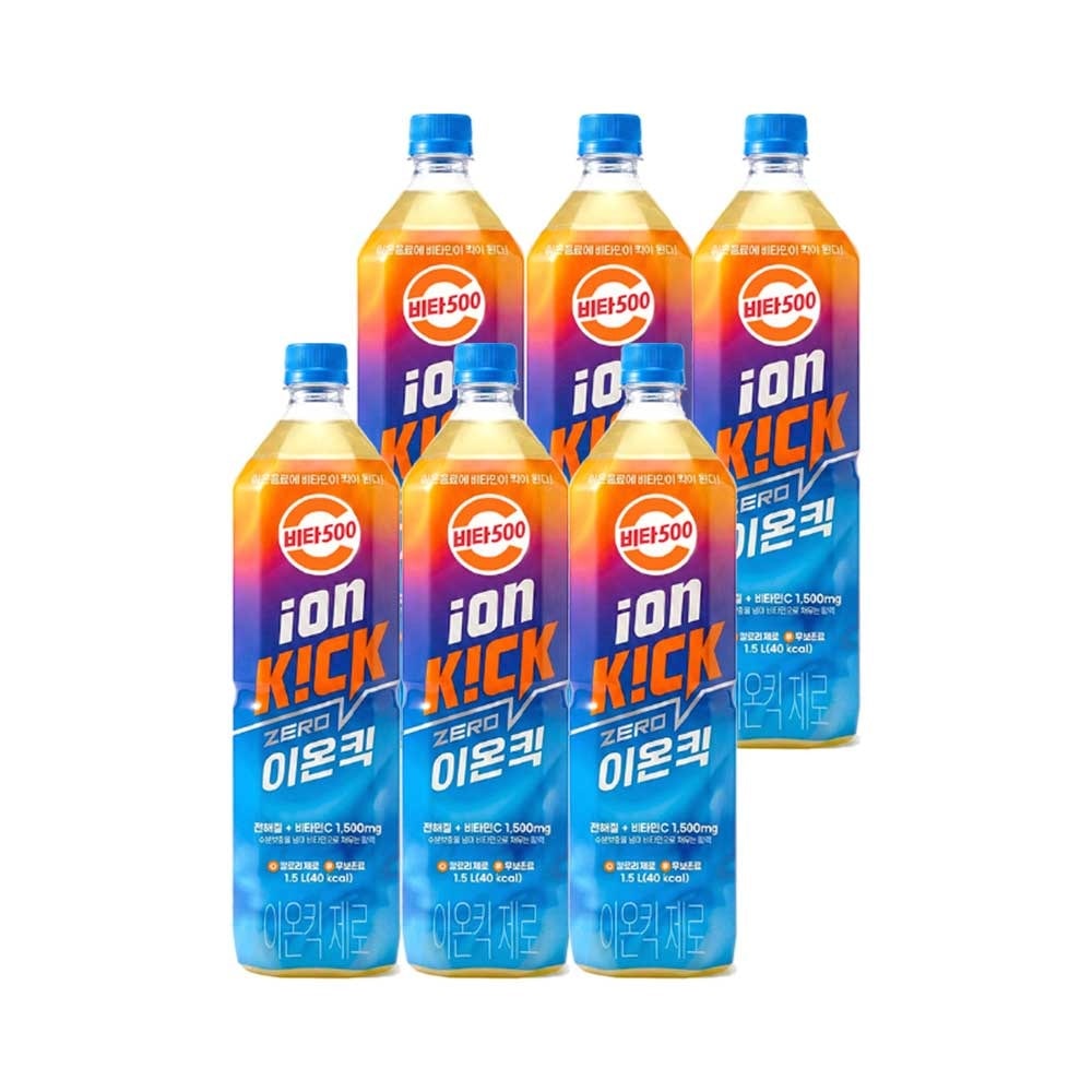 비타500 이온킥 제로 1.5L 6입