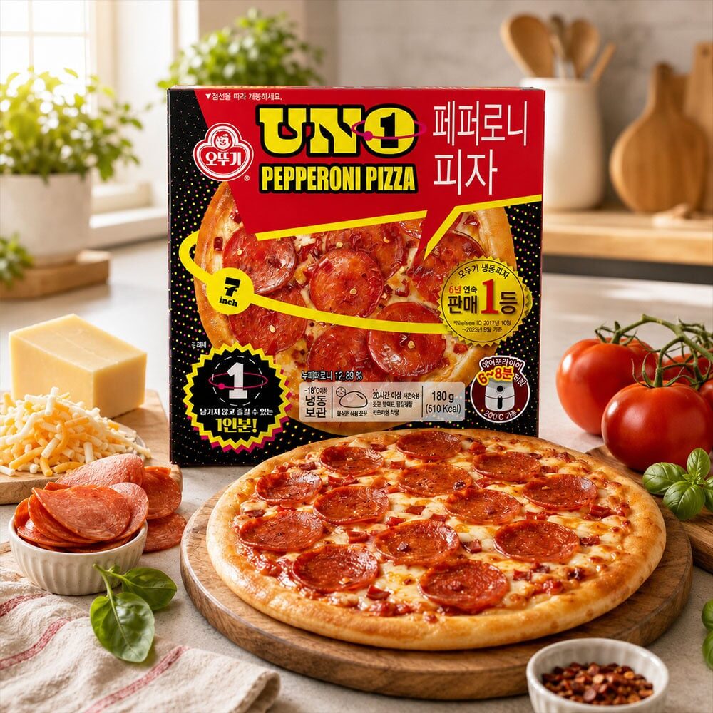 UNO 페퍼로니 피자 180g 4개